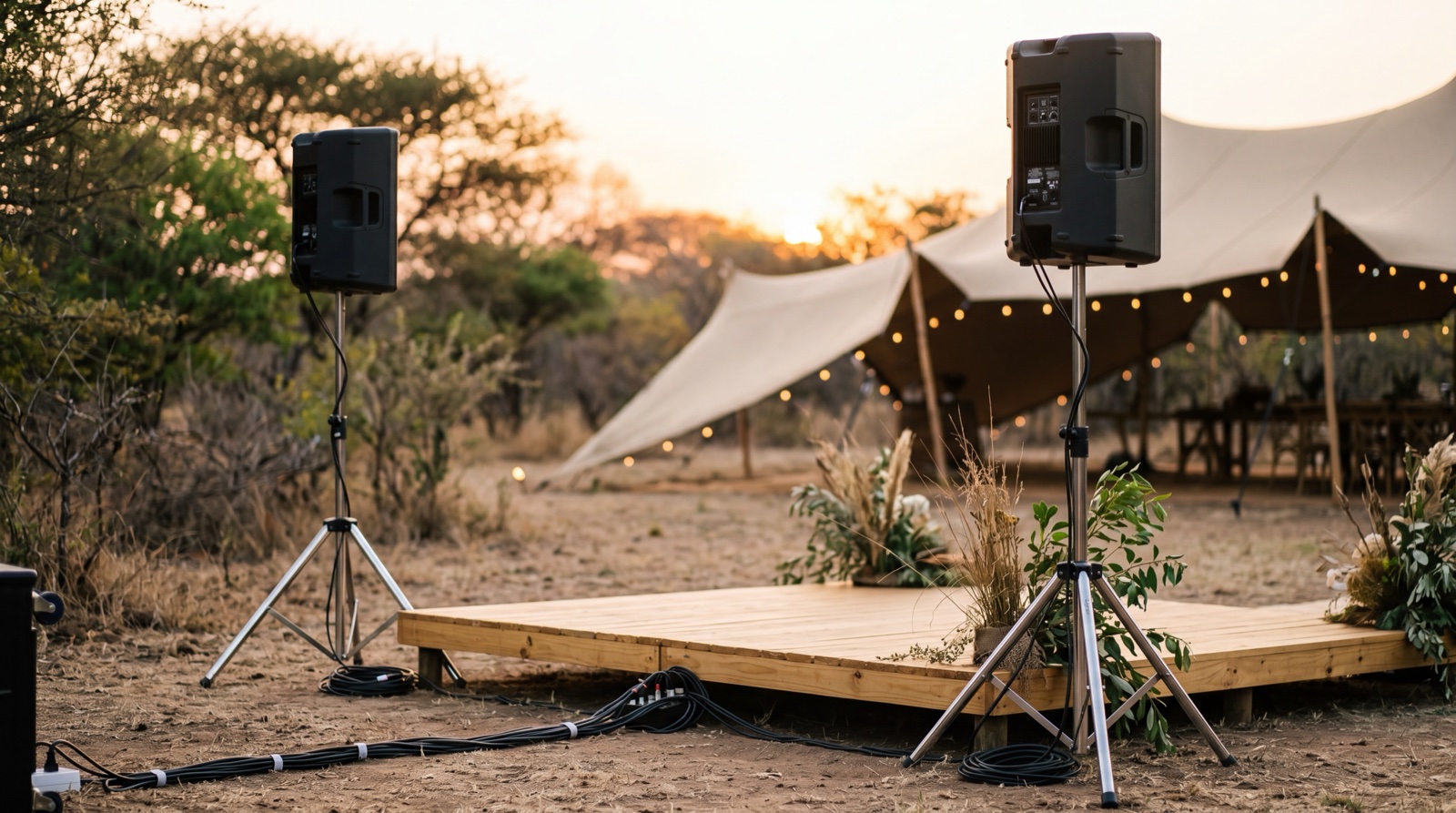 PA system, corporate event