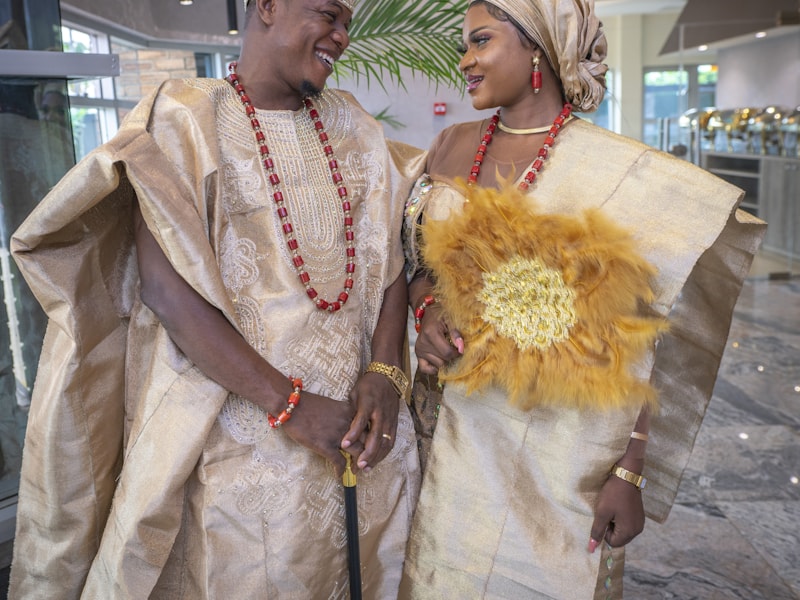 Yoruba couple portrait